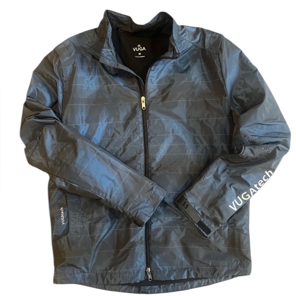 Men's VUGA‎ Tech Dusty Blue Winder-breaker. Golf Jacket. Medium.